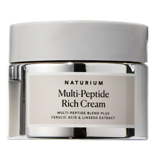 Naturium Multi-Peptide Rich Cream | Nourishing Moisturiser for Face, Smoothing & Firming, For Most Skin Types | 50 ml
