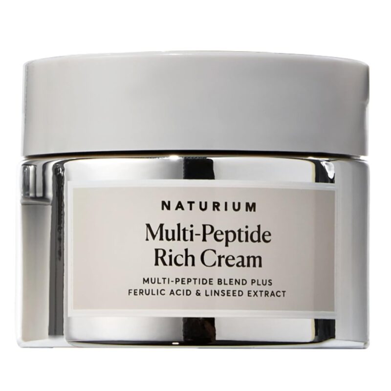 Naturium Multi-Peptide Rich Cream | Nourishing Moisturiser for Face, Smoothing & Firming, For Most Skin Types | 50 ml